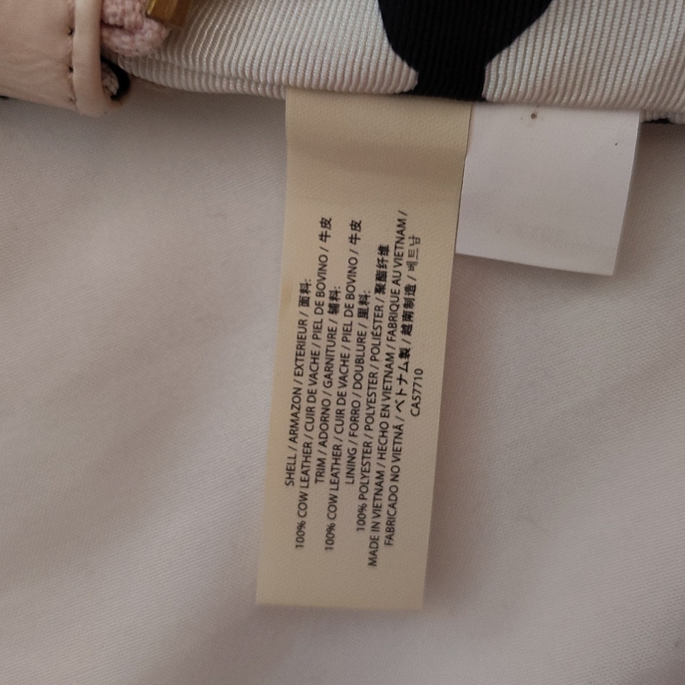 ♠️ Kate Spade Blush Pink and Black Bow Key Card Holder/Coin Purse - Picture 10 of 15